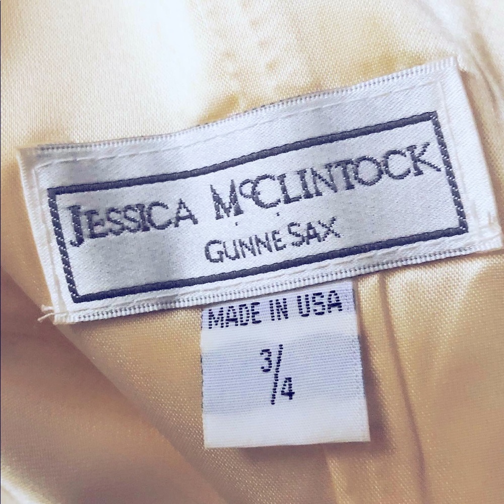 Vintage Jessica McClintock Gunne sax dress